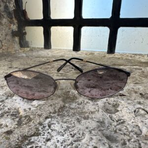 Vintage Sonnenbrille Lila Oval